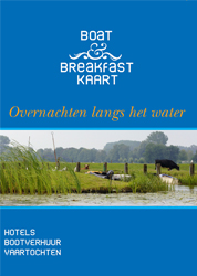 Boat and Breakfastkaart Friesland en Groningen